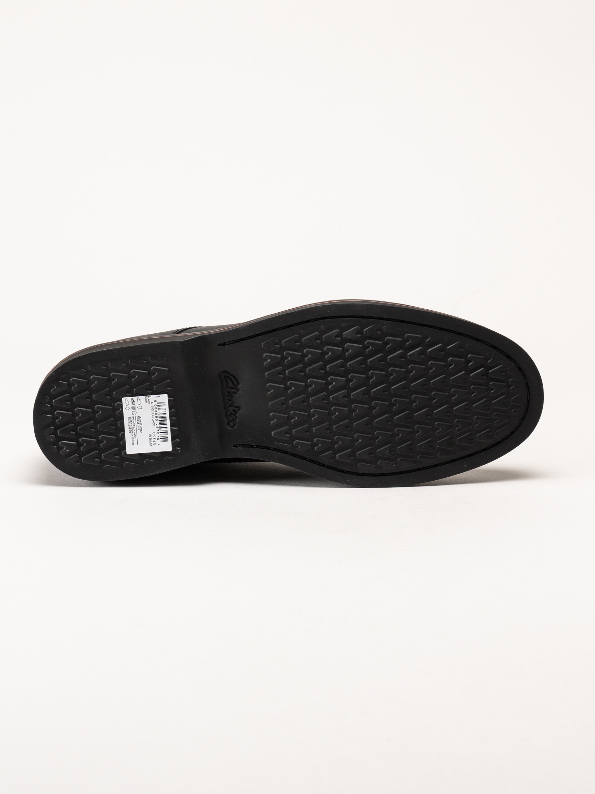 Clarks - Atticus LTLace G - Svarta skinnskor med snörning