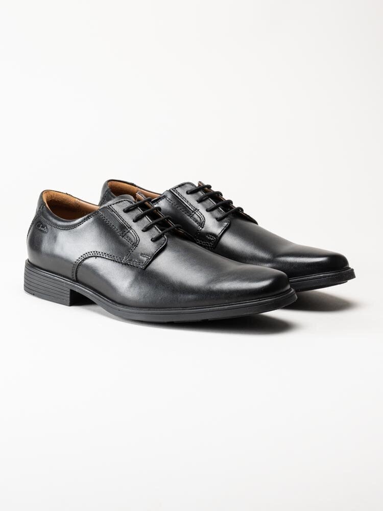 Clarks - Tilden Plain G - Svarta snörskor i skinn