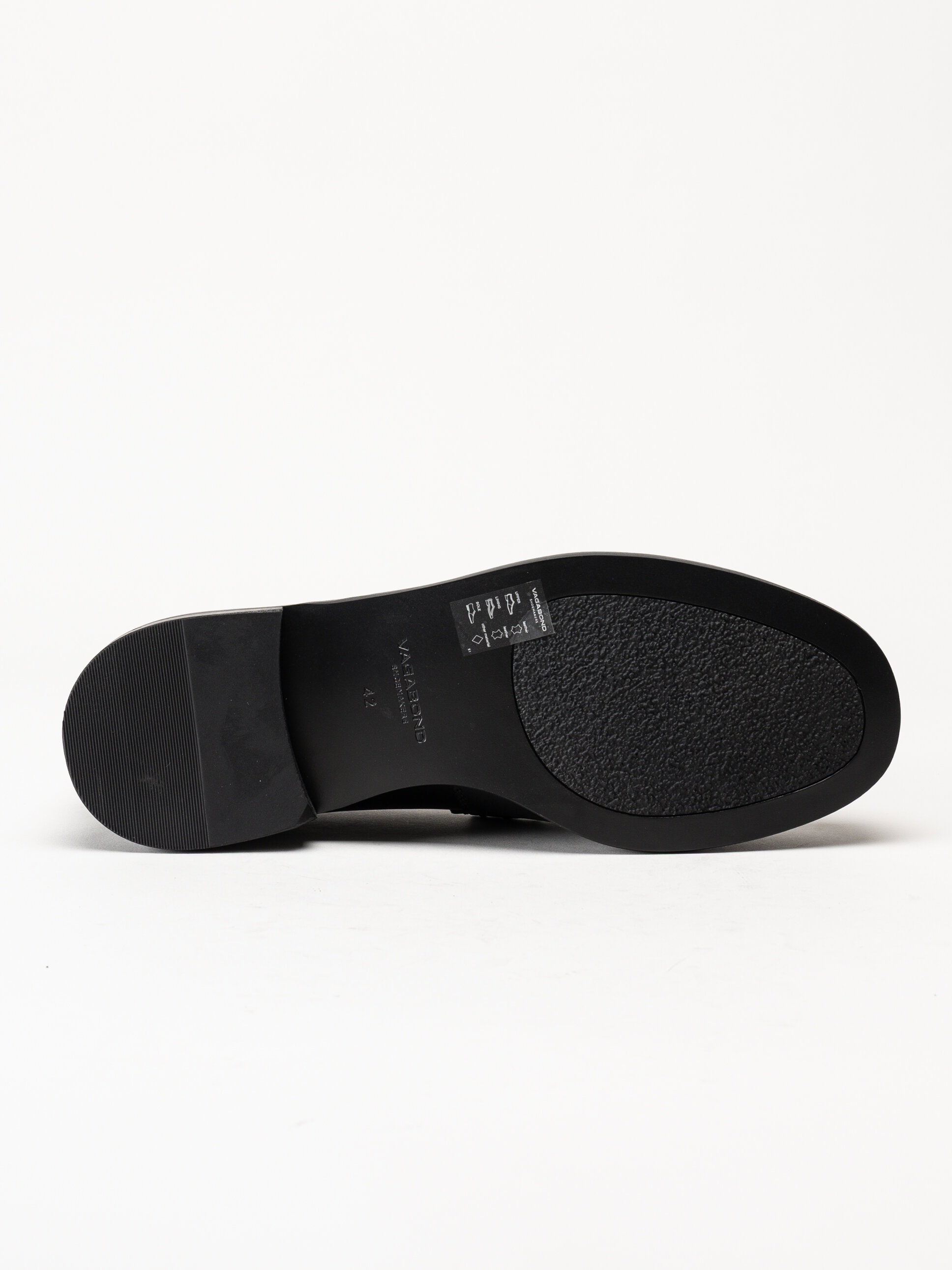 Vagabond - Steven - Svarta loafers i skinn