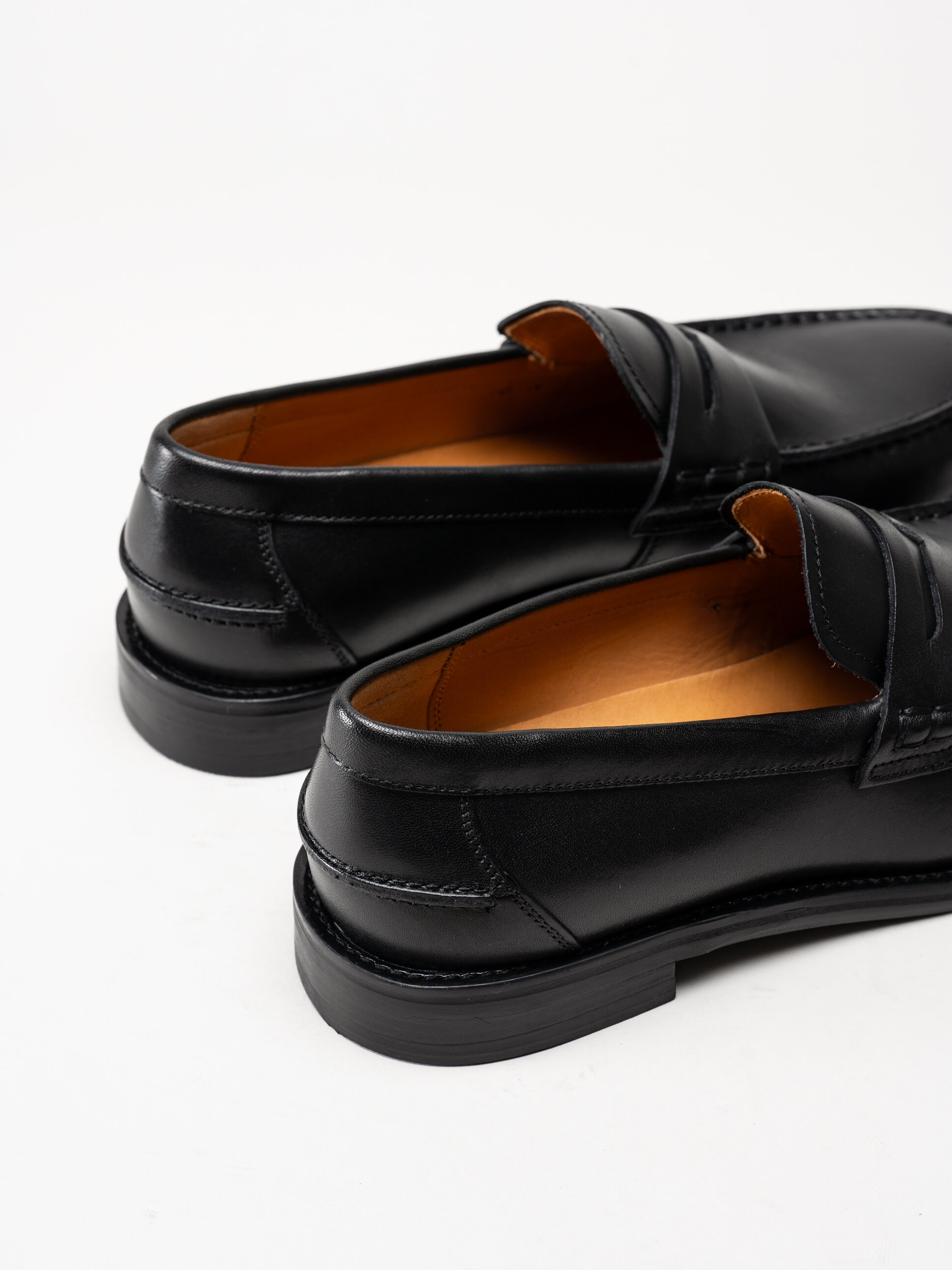 Vagabond - Steven - Svarta loafers i skinn