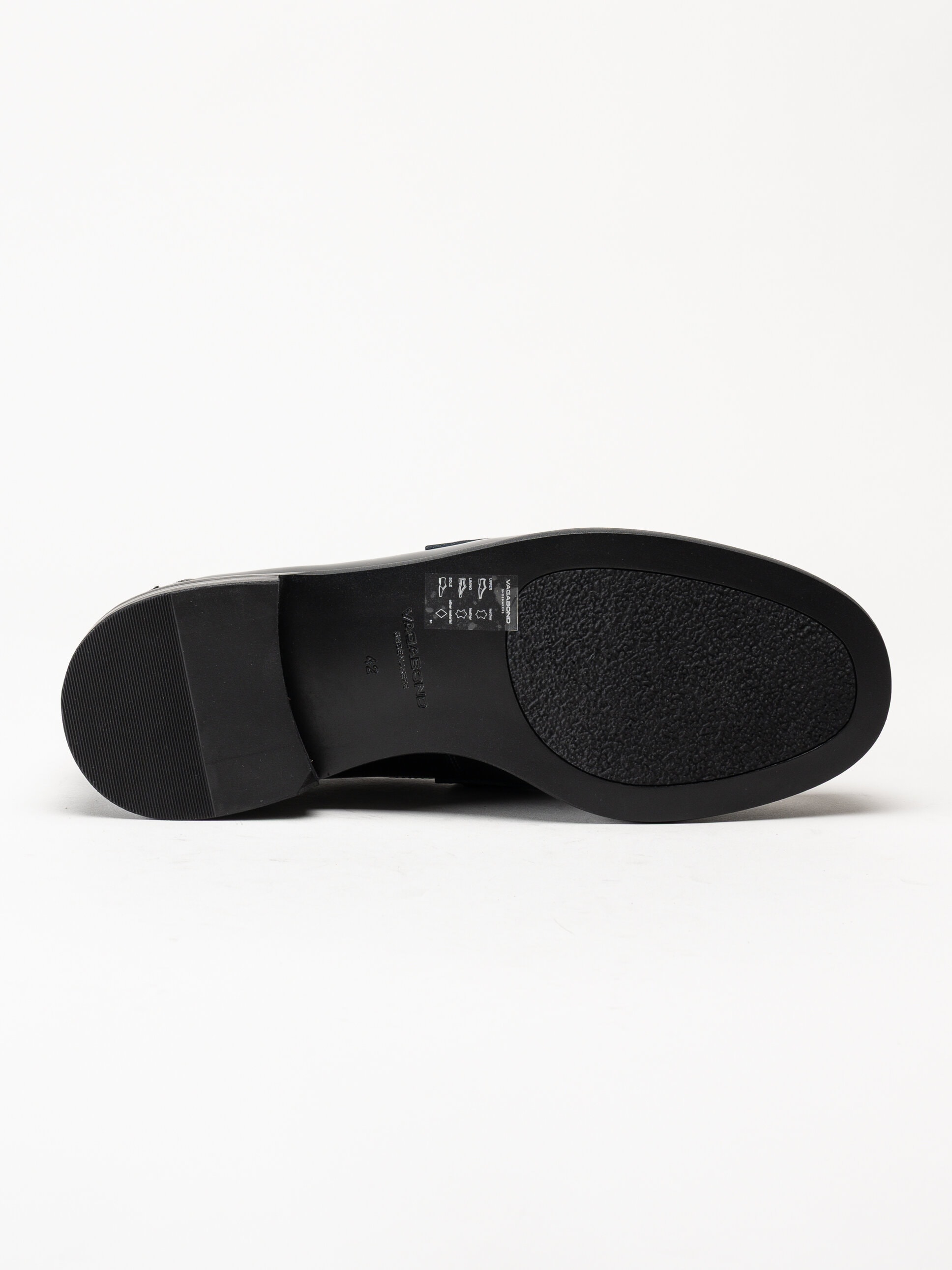 Vagabond - Steven - Svarta loafers i polido