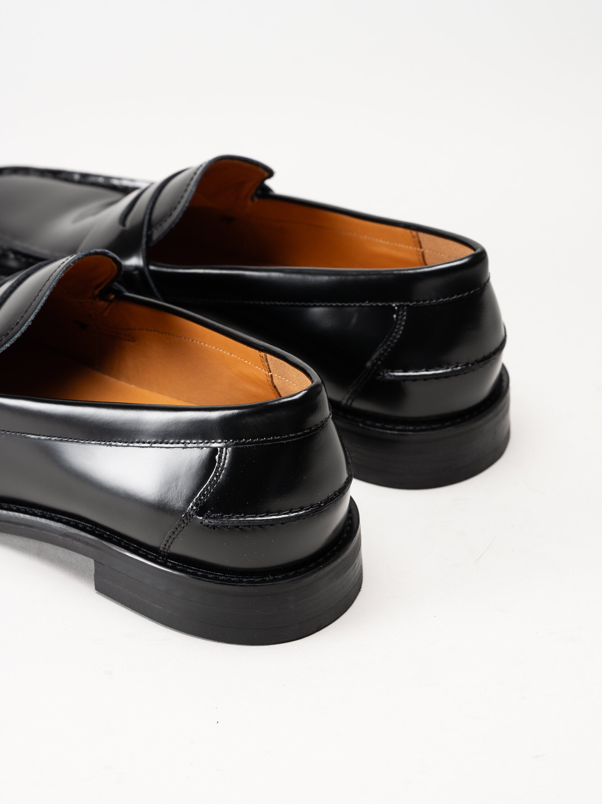 Vagabond - Steven - Svarta loafers i polido