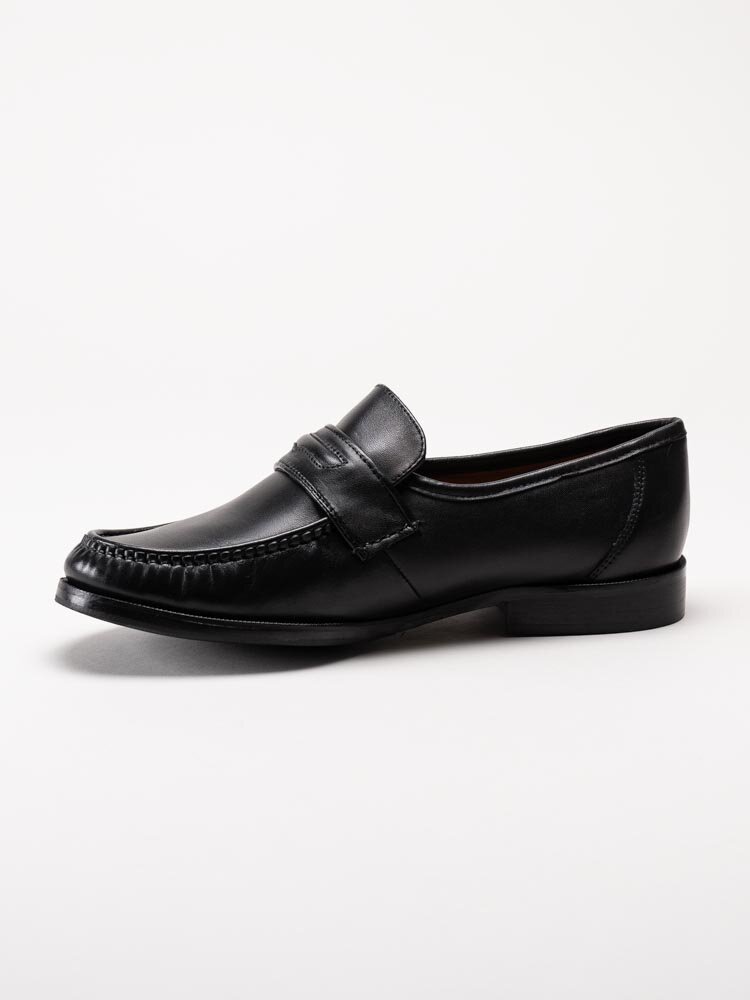 Marco Bossi - 48Sondrio1 - Svarta loafers i skinn