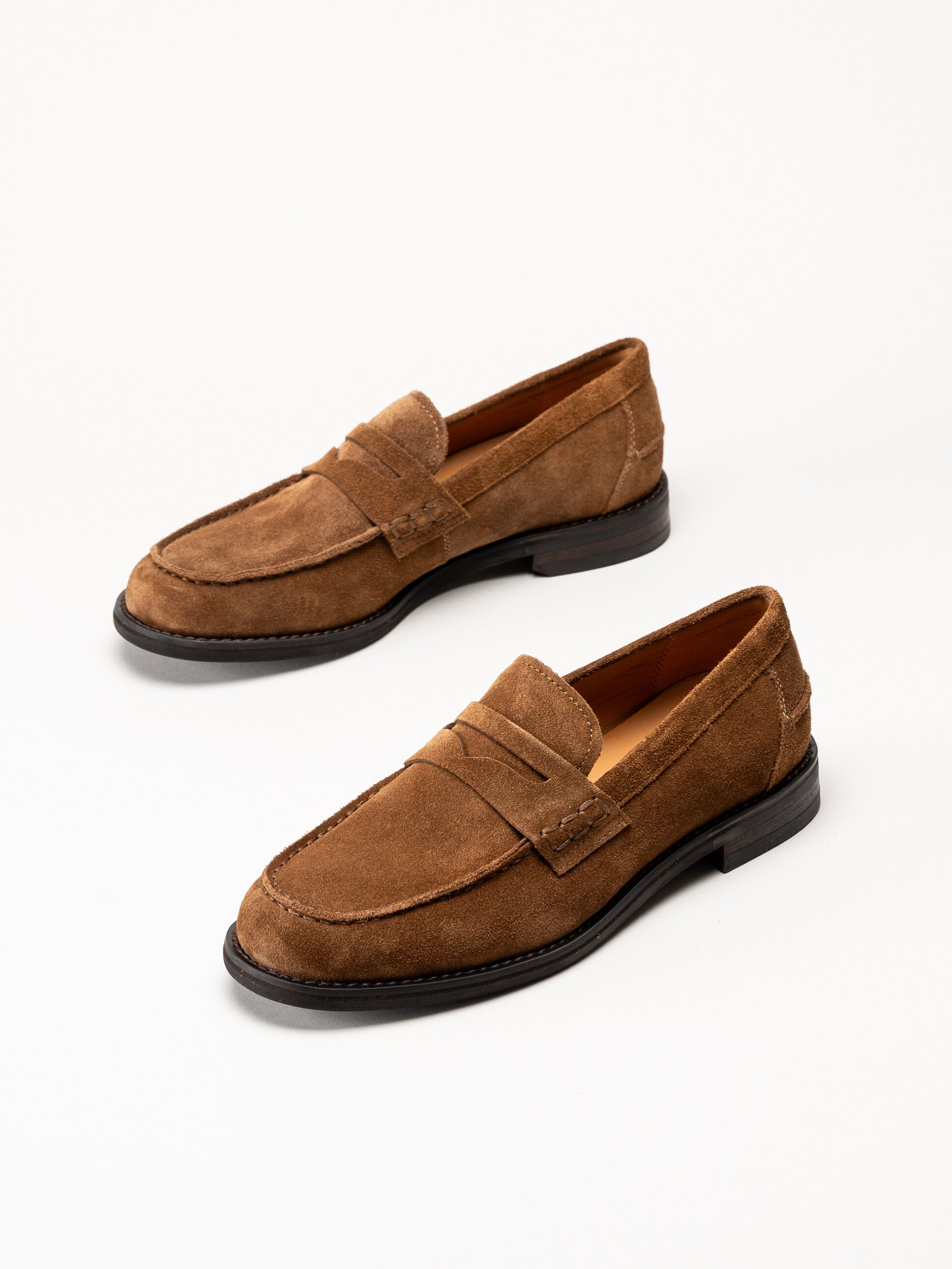 Vagabond - Steven - Bruna loafers i mocka