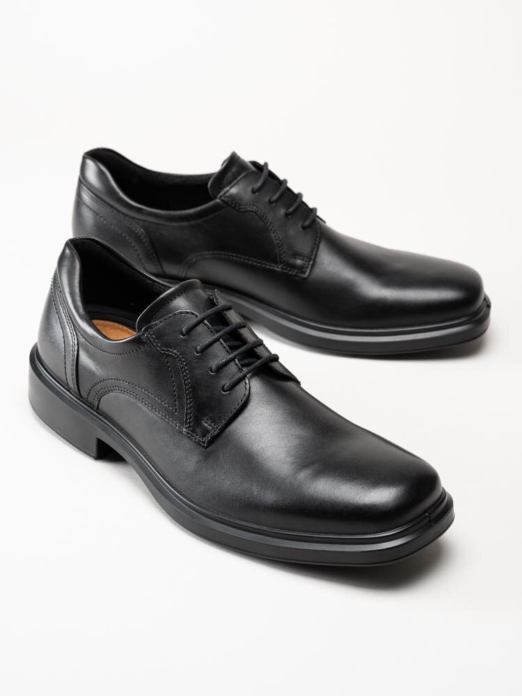 Ecco - Helsinki 2 M Derby - Svarta snörskor i skinn