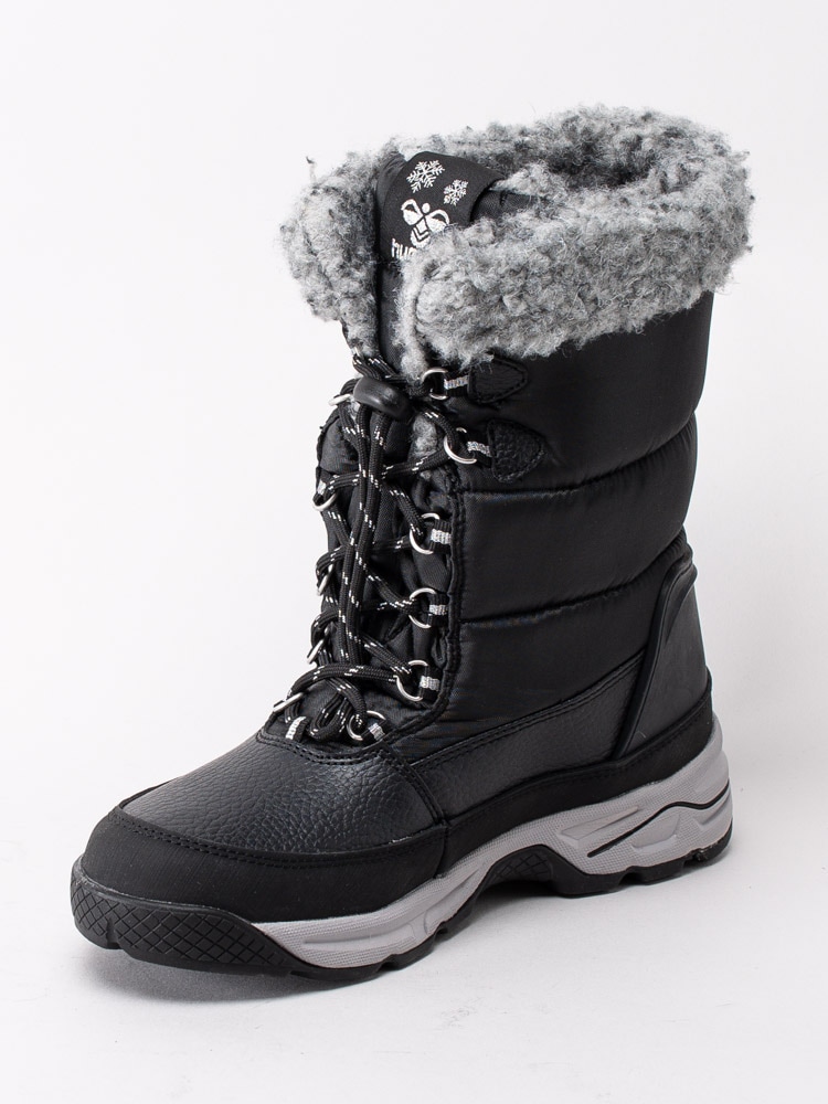 41203009 Hummel Snow Boot High Jr 206859-200 Svarta höga vinterstövlar-2