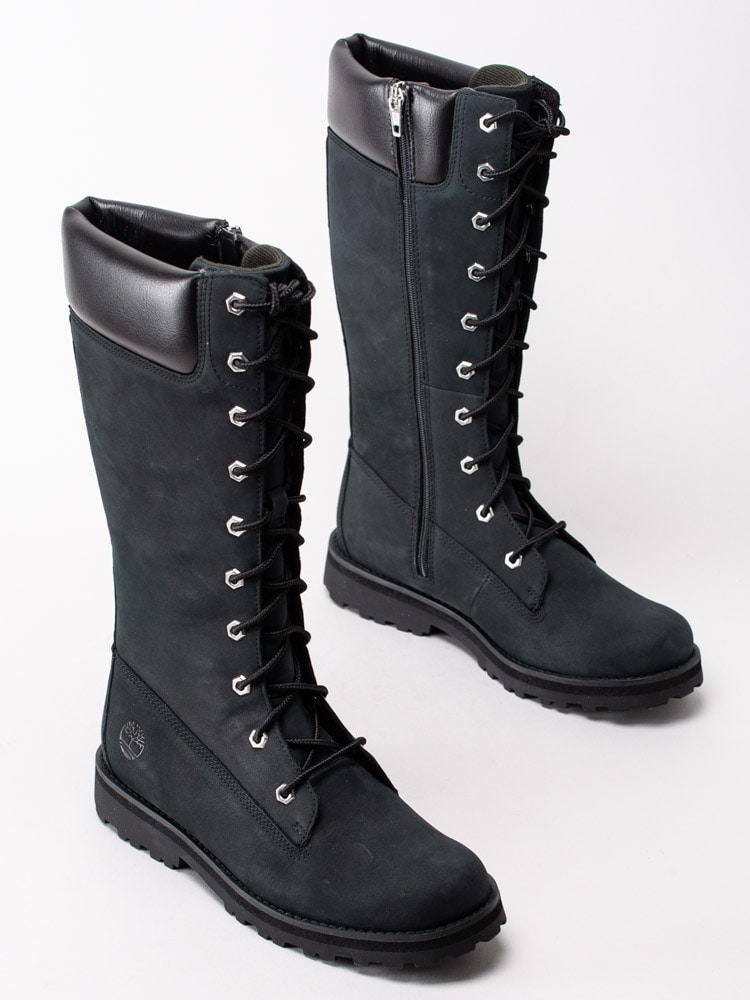 41203012 Timberland Courma Kid Girls CA2GSG0-CA2MHP0 Black Höga stövlar i svart nubuck-6