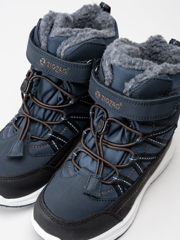 ZigZag - Kirgi - Blå fodrade vattentäta vinterstövlar