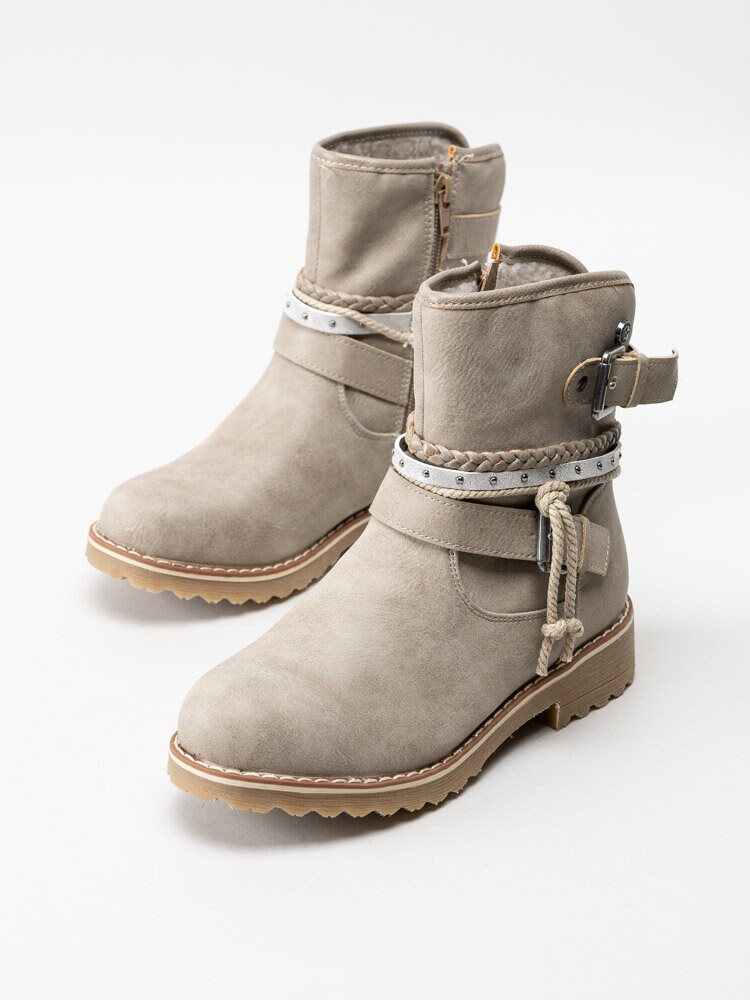 Xti - Beige fodrade stövlar