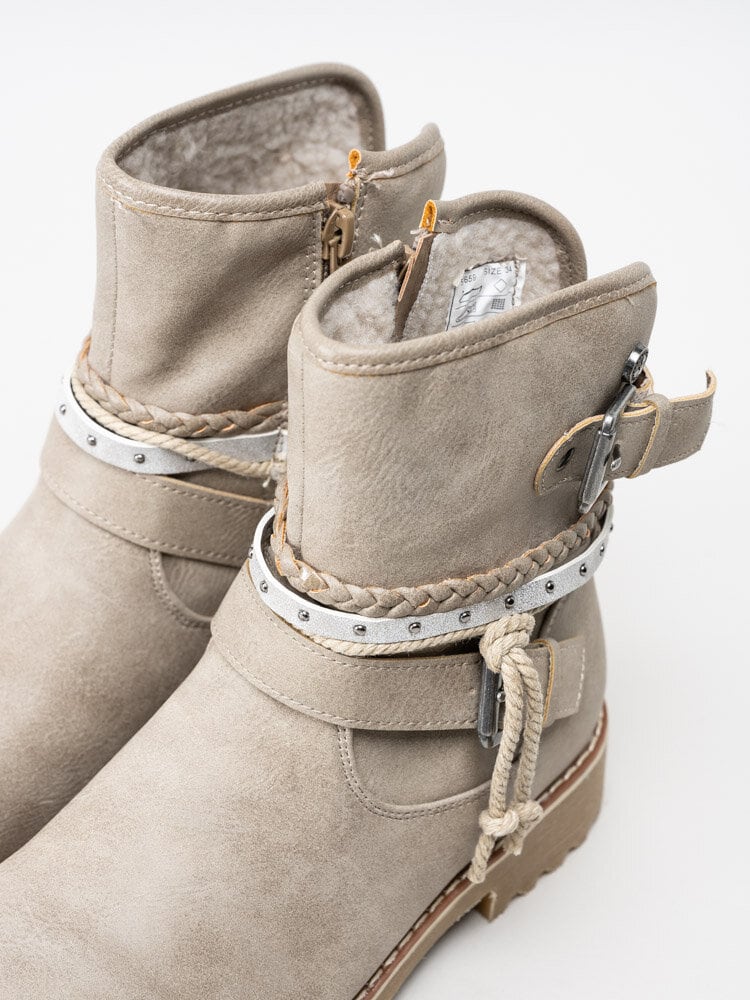 Xti - Beige fodrade stövlar