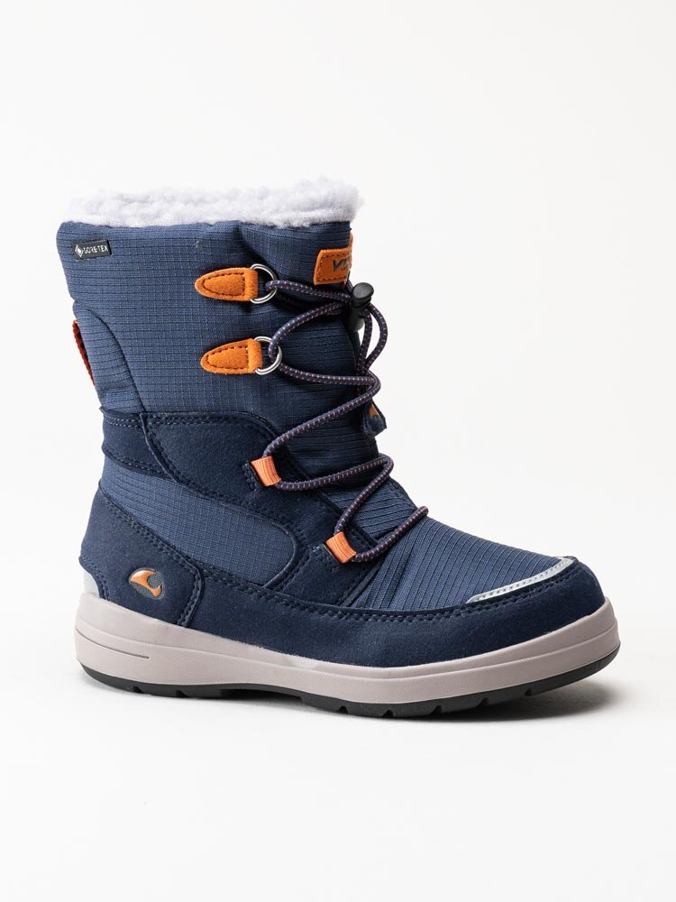 Viking Footwear - Haslum High GTX - Blå fodrade vinterkängor med Gore-Tex