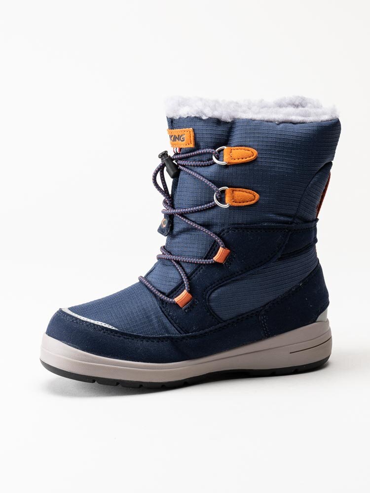 Viking Footwear - Haslum High GTX - Blå fodrade vinterkängor med Gore-Tex