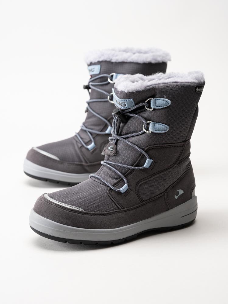 Viking Footwear - Haslum High GTX - Grå fodrade vinterkängor med Gore-Tex