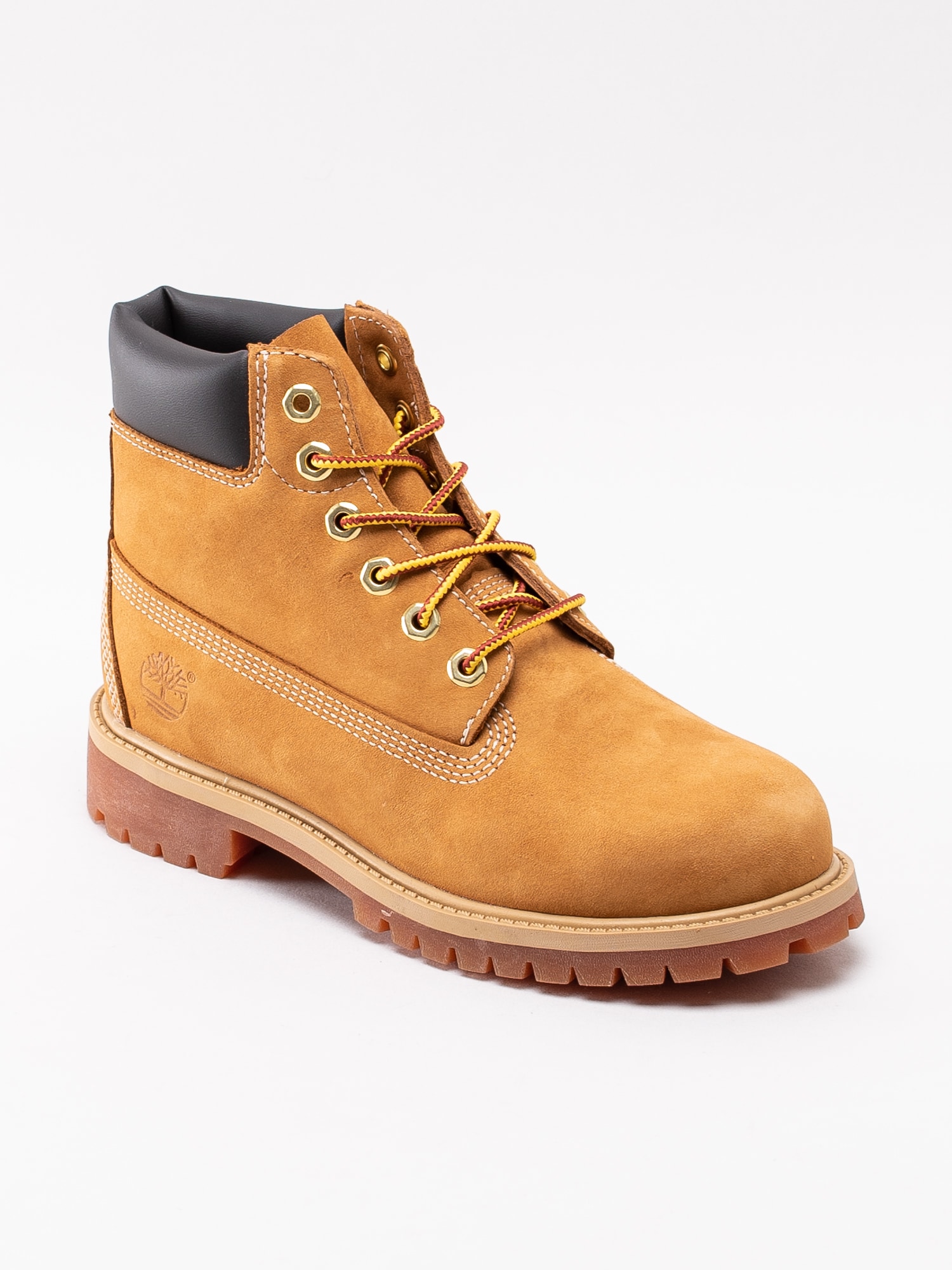 42193041 Timberland 6 Inch Premium Youth WP C12709 gula vattentäta klassiska snörkängor-1