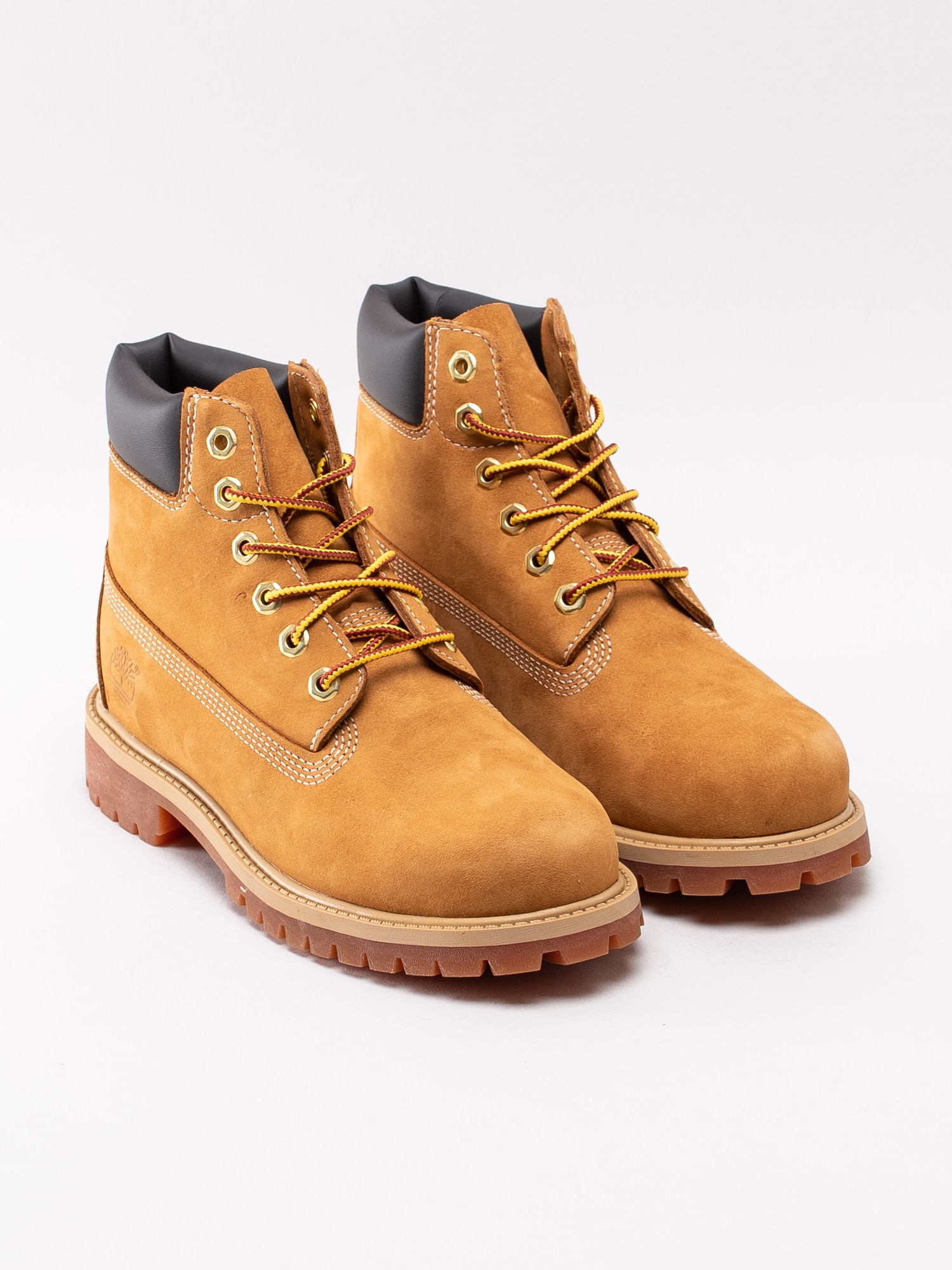 42193041 Timberland 6 Inch Premium Youth WP C12709 gula vattentäta klassiska snörkängor-3