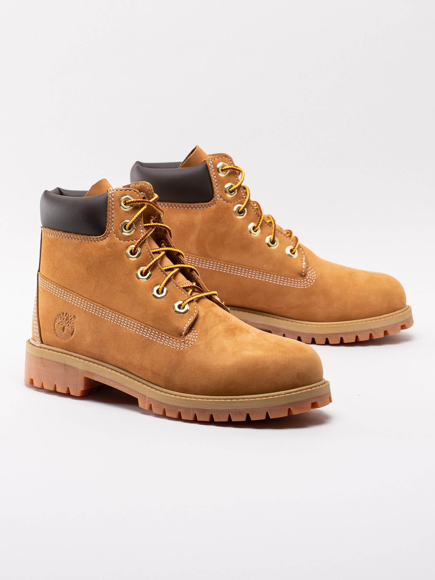 42193044 Timberland 6 inch Premium WP Junior C12909 gula klassiska vattentäta kängor-6