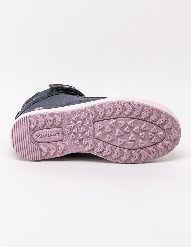 42203047 Viking Footwear Leah Mid GTX 3-50055-9194 Lila höstkängor med rosa detaljer i Gore Tex-5