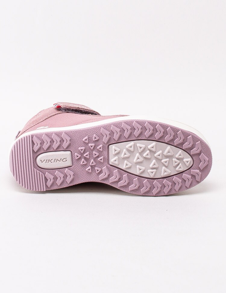42203048 Viking Footwear Leah Mid GTX 3 -50055-9475 Rosa höstkängor med vita detaljer i Gore-Tex-3
