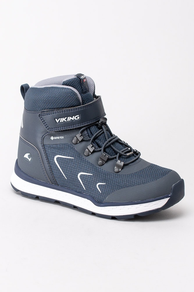 42203062 Viking Liam GTX 3-90110-501 Navy White Marinblå vinterkänga i Gore-Tex-1