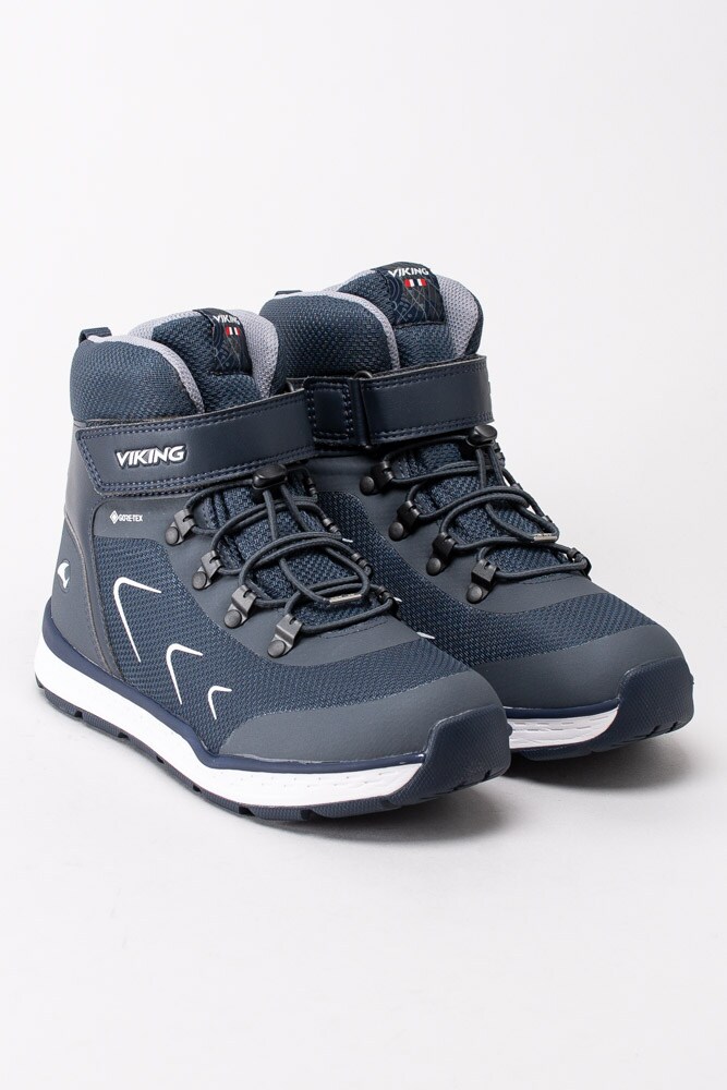 42203062 Viking Liam GTX 3-90110-501 Navy White Marinblå vinterkänga i Gore-Tex-3