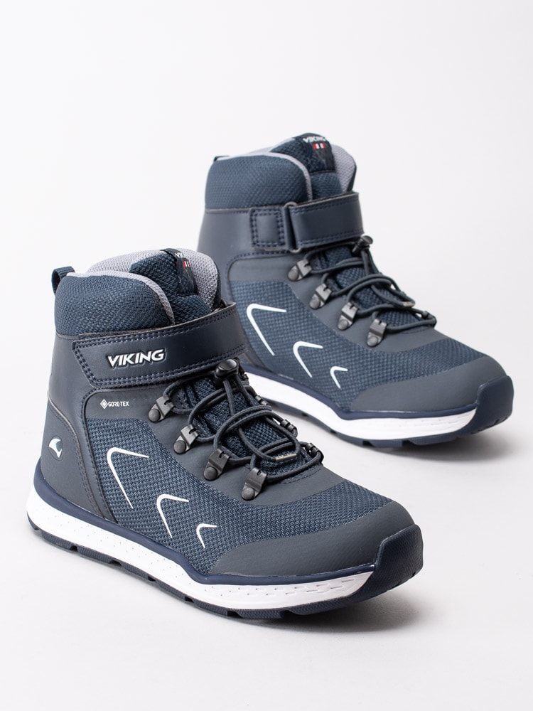 42203062 Viking Liam GTX 3-90110-501 Navy White Marinblå vinterkänga i Gore-Tex-6