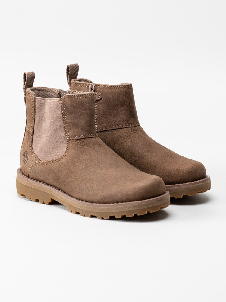 Timberland - Courma Kid Chelsea - Ljusbruna kängor i nubuck