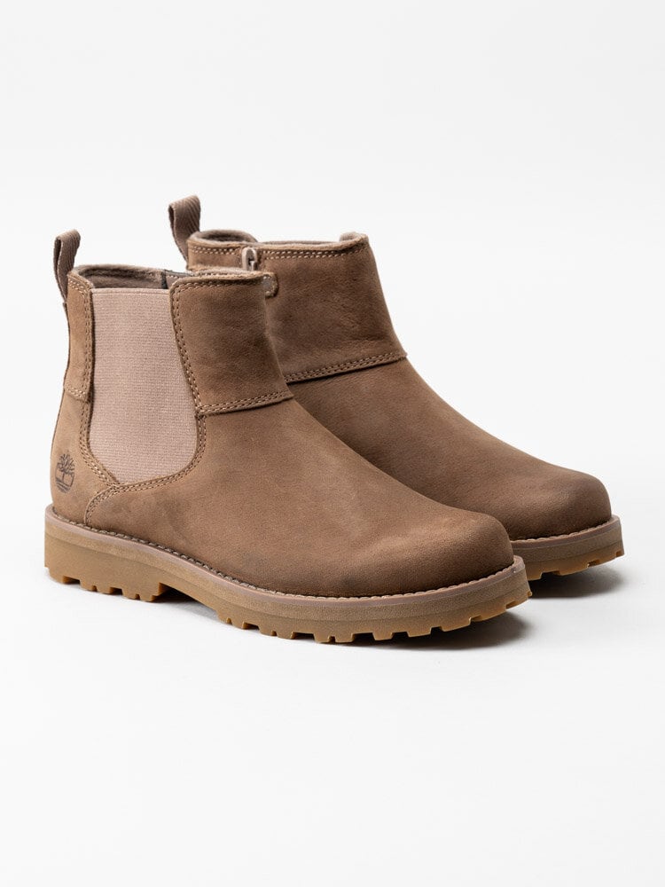 Timberland - Courma Kid Chelsea - Ljusbruna kängor i nubuck