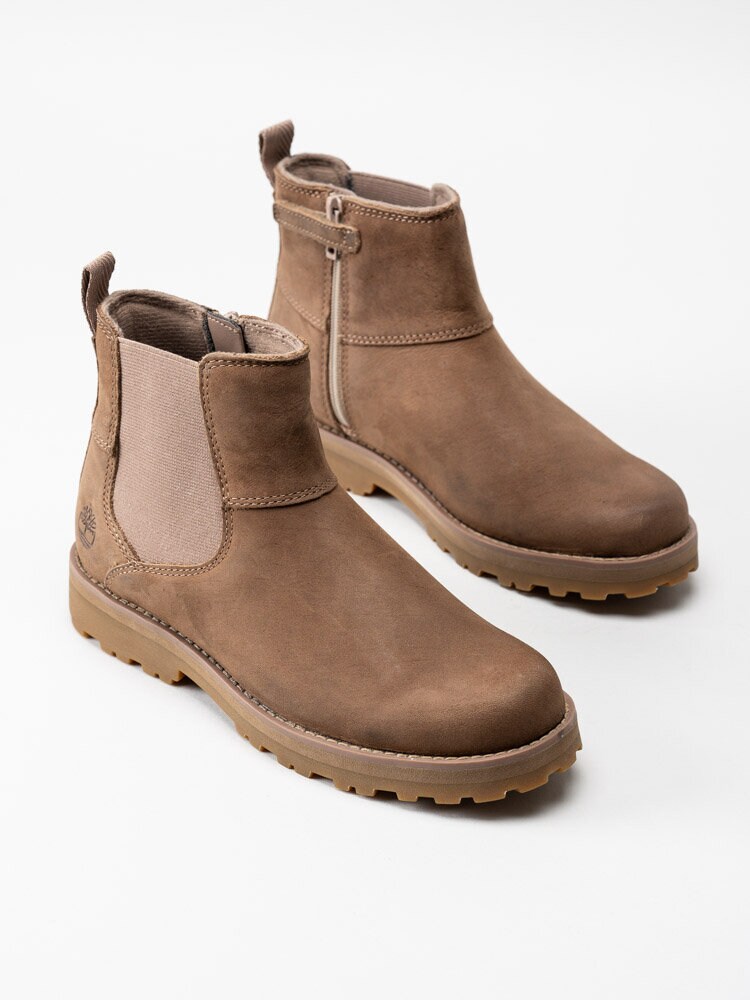 Timberland - Courma Kid Chelsea - Ljusbruna kängor i nubuck