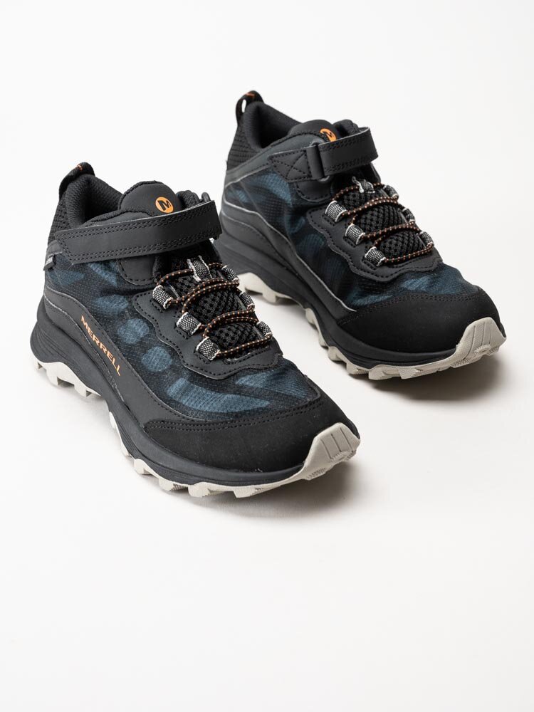 Merrell - Moab Speed Mid AC Wtpf - Svarta vattentäta kängor