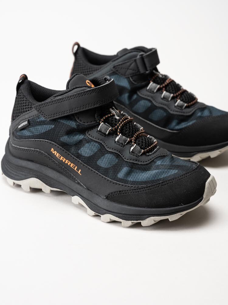 Merrell - Moab Speed Mid AC Wtpf - Svarta vattentäta kängor