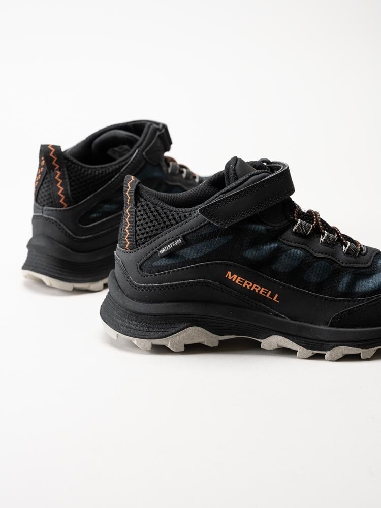 Merrell - Moab Speed Mid AC Wtpf - Svarta vattentäta kängor