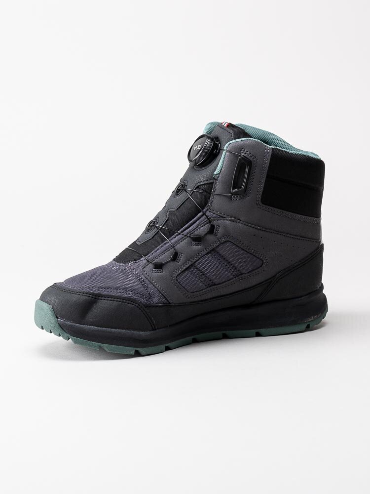 Viking Footwear - Tyssedal GTX Boa - Mörkgrå fodrade vinterkängor med Gore-Tex