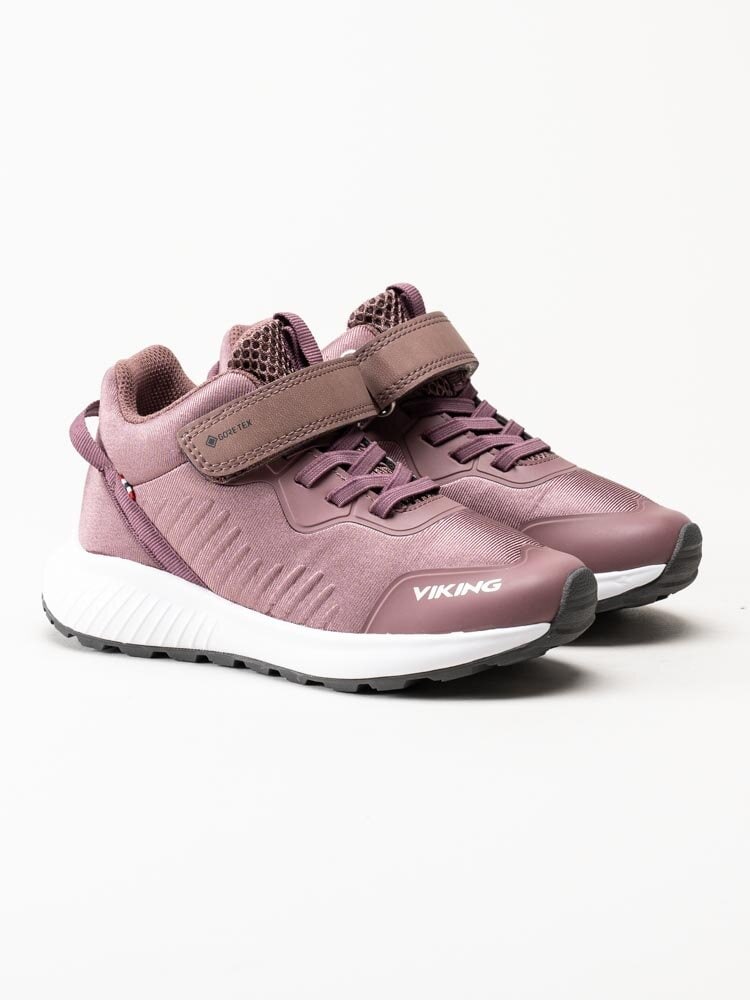 Viking Footwear - Aery Tau Mid GTX - Rosa höga sneakers i Gore-Tex