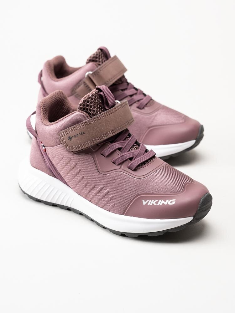 Viking Footwear - Aery Tau Mid GTX - Rosa höga sneakers i Gore-Tex