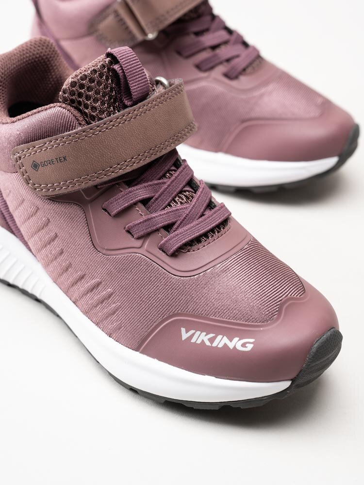 Viking Footwear - Aery Tau Mid GTX - Rosa höga sneakers i Gore-Tex