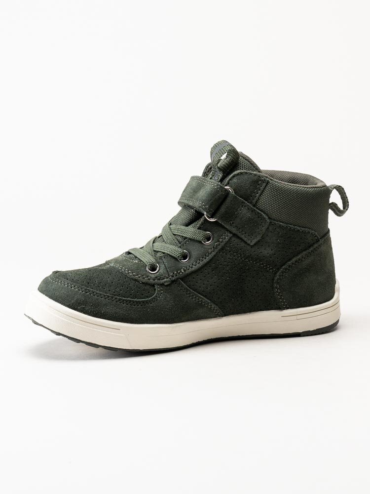 Viking Footwear - Samuel Mid WP - Gröna höga sneakers i mocka