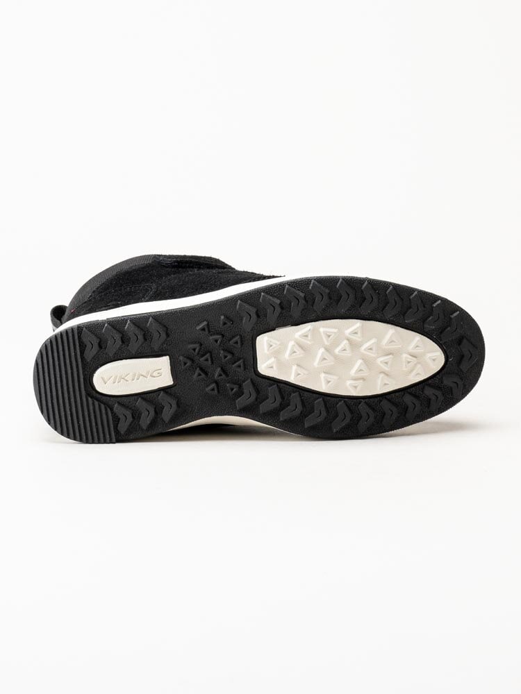 Viking Footwear - Samuel Mid WP - Svarta höga sneakers i mocka