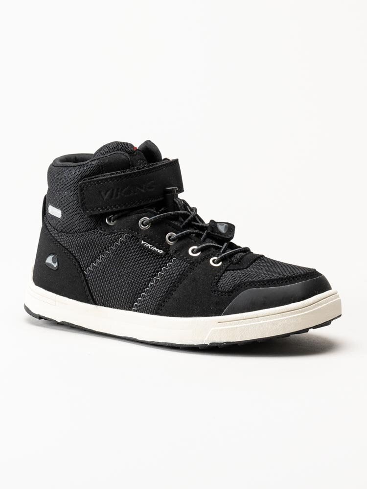 Viking Footwear - Loren Mid WP - Svarta höga sneakers