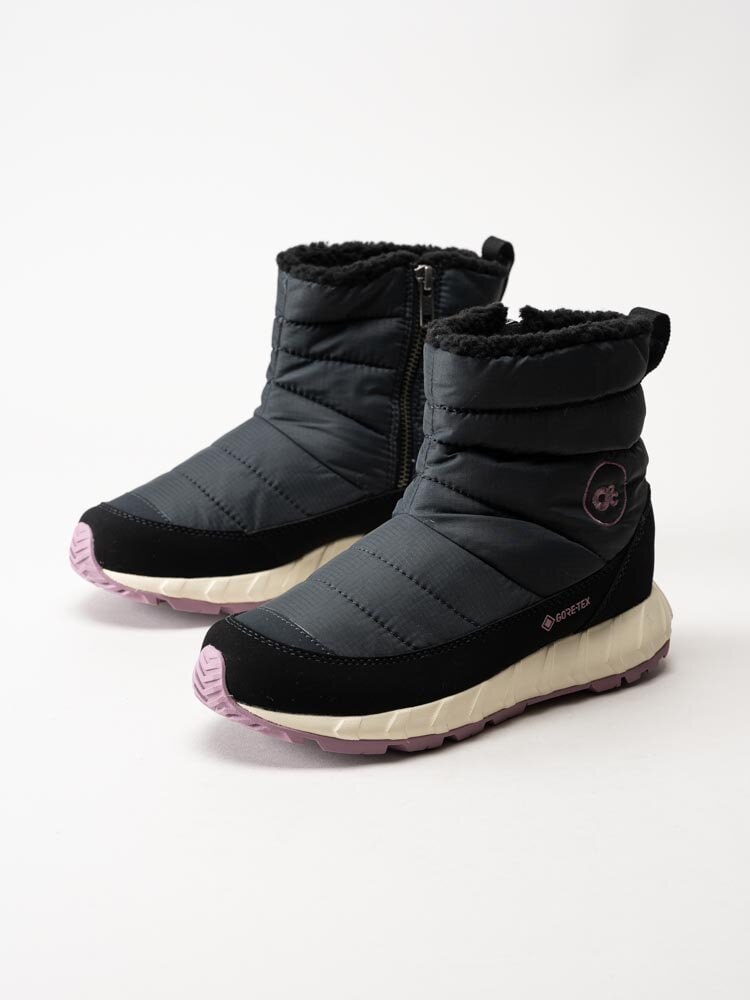 Zero C Shoes - Smestad GTX Jr - Svarta fodrade vinterskor med Gore-Tex