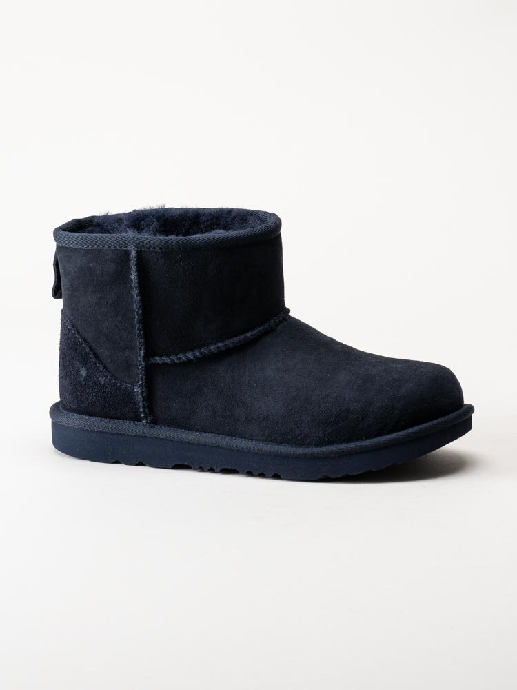 UGG - K Classic Mini II - Mörkblå låga ullfodrade vinterboots