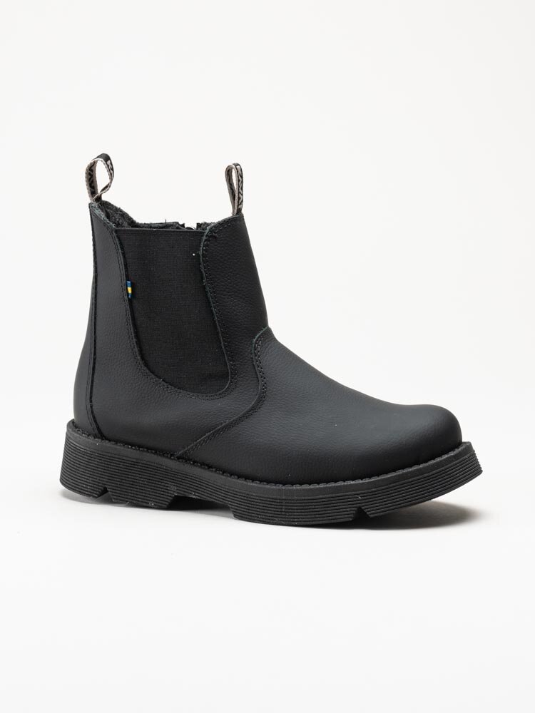 Kavat - Luleå XC - Svarta chelsea boots i skinn