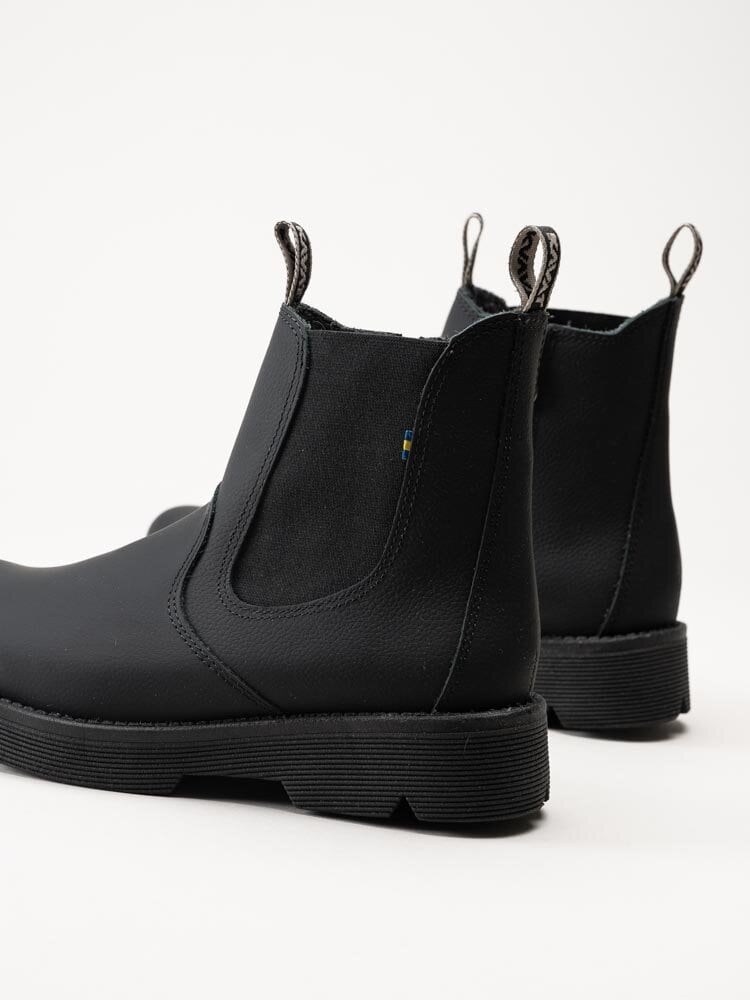 Kavat - Luleå XC - Svarta chelsea boots i skinn