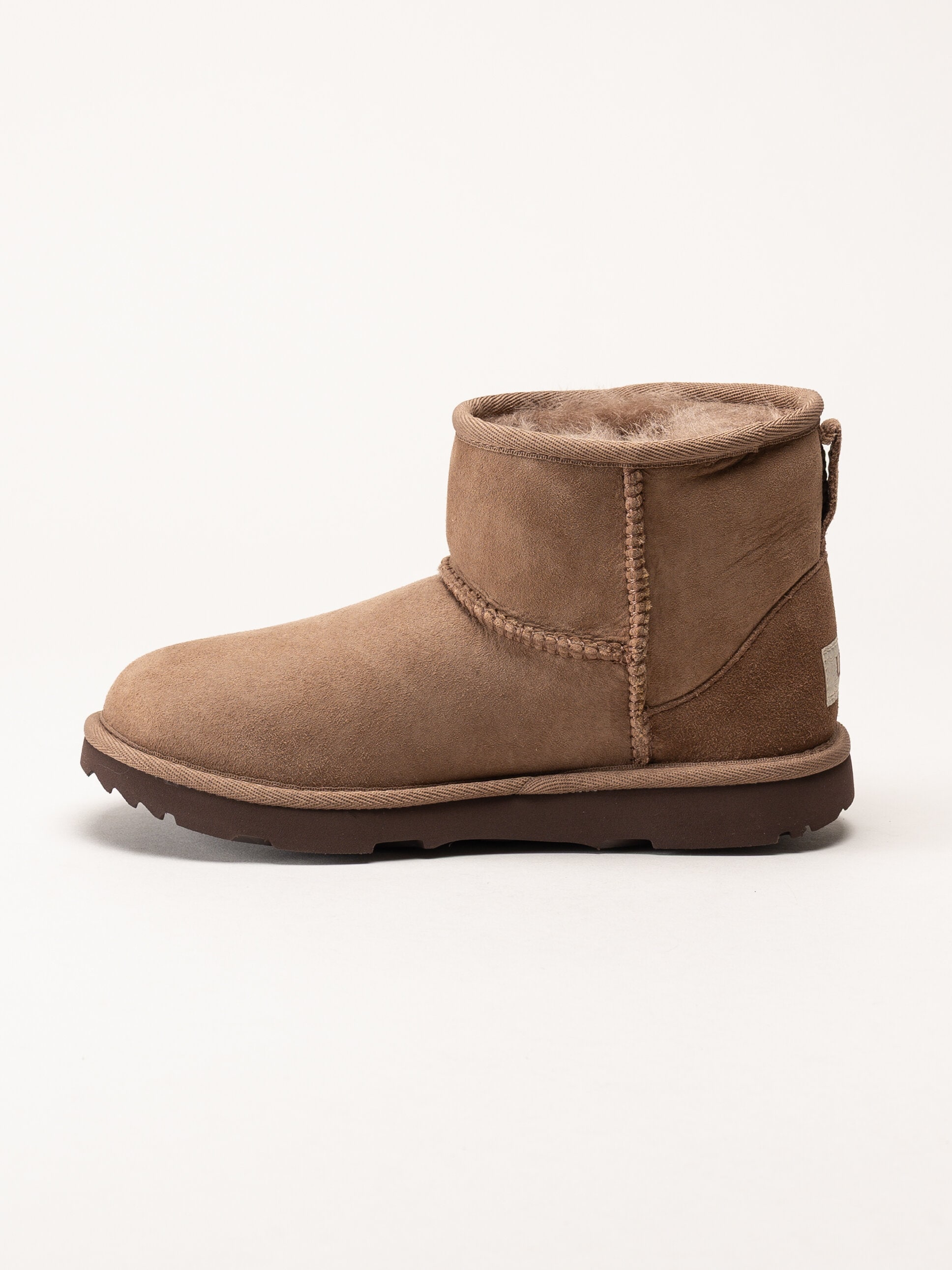 UGG - K Classic Mini - Bruna ullfodrade boots i mocka