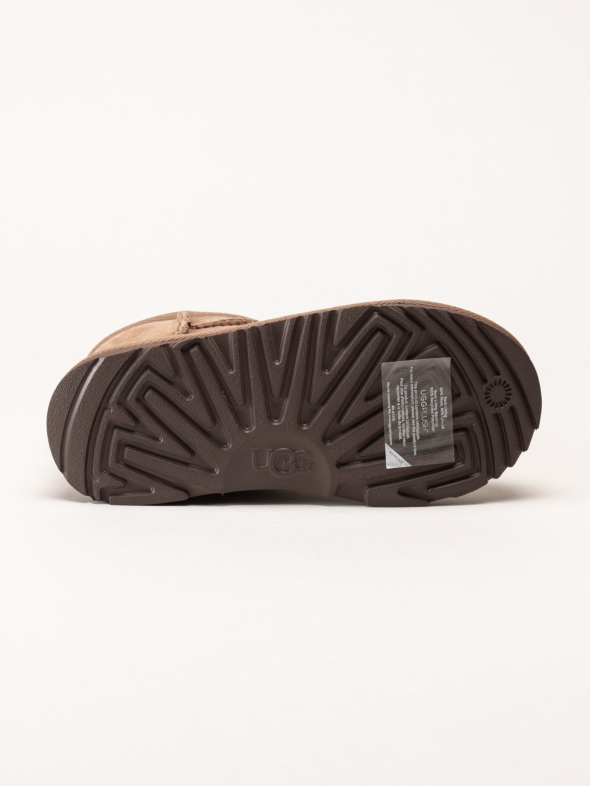 UGG - K Classic Mini - Bruna ullfodrade boots i mocka