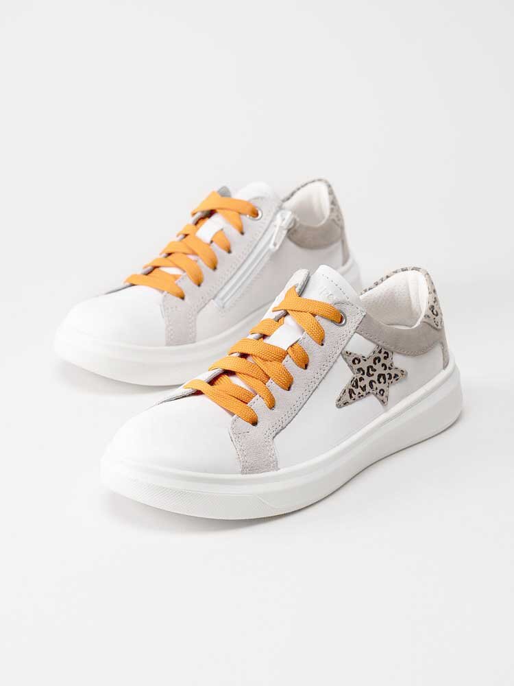 Superfit - Cosmo - Off white sneaker i skinn och mocka