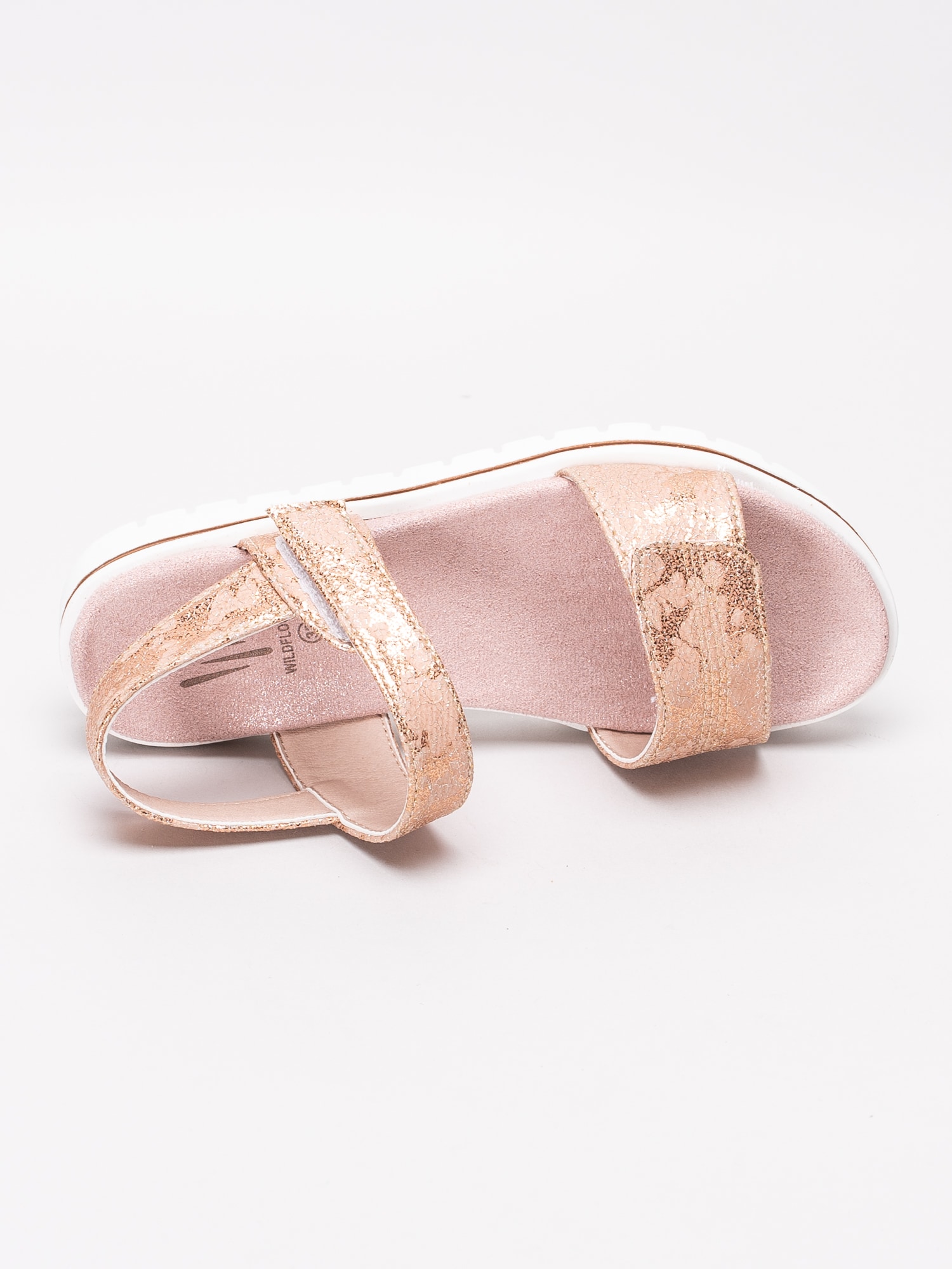 44191006 Wildflower Desi 15870507.20 rosa guldskimrande sandaler med kardborre-4