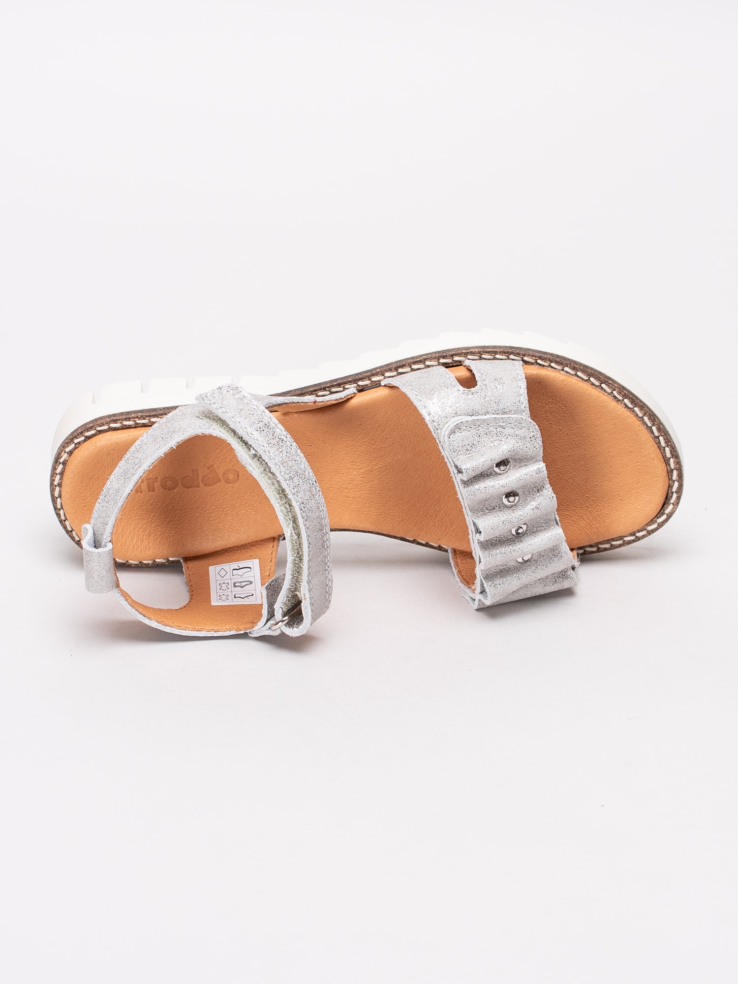 44191015 Froddo G3150137 silverskimrande sandal-4