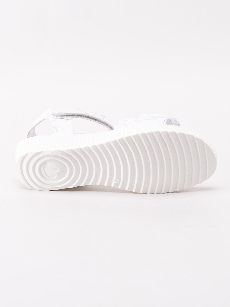 44201010 Gulliver 433-1970-02 Vita sandaler med skimrande marmormönster-5