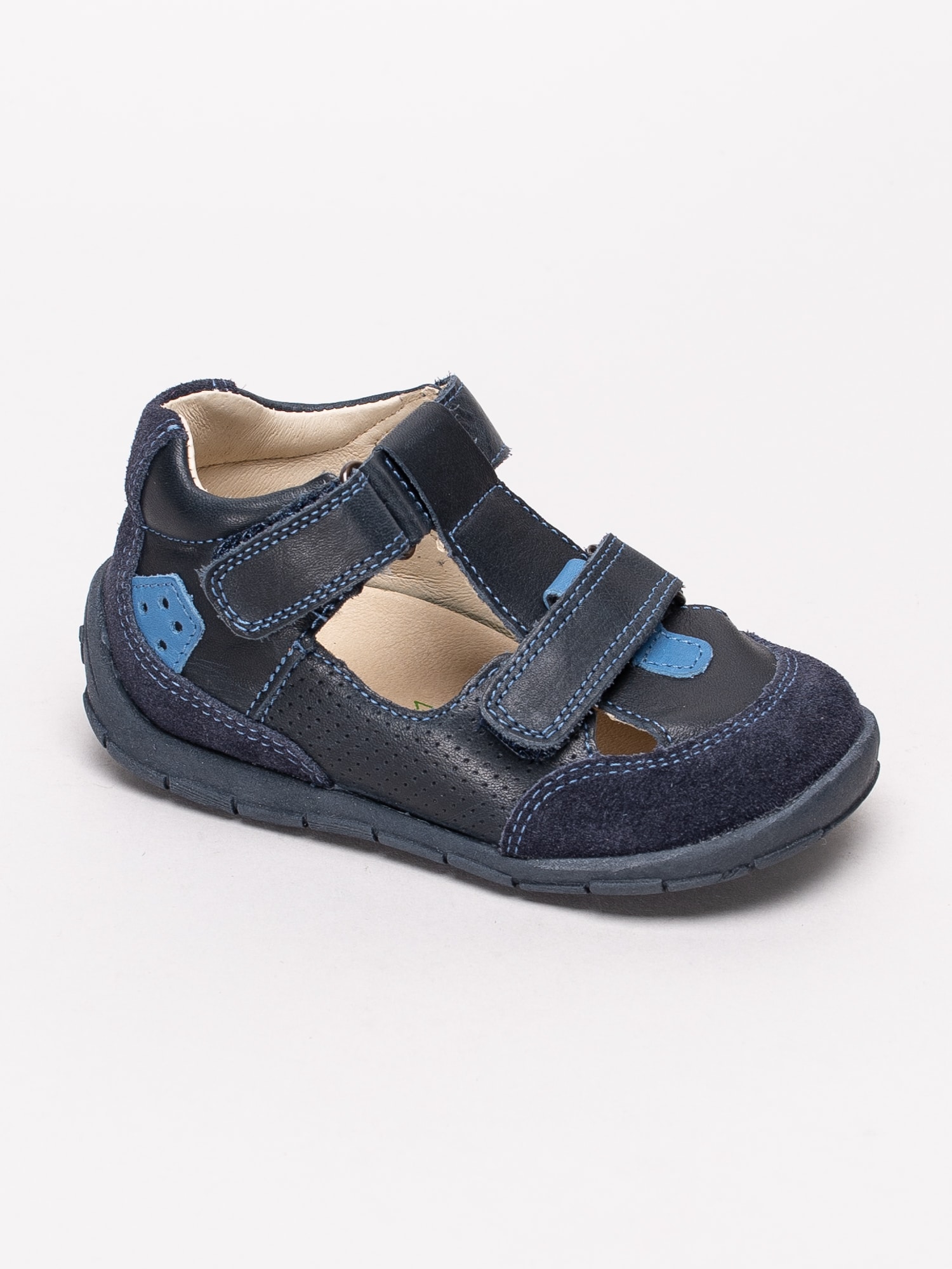 45191009 Froddo G2150100 mörkblå första-gå sandalskor-1