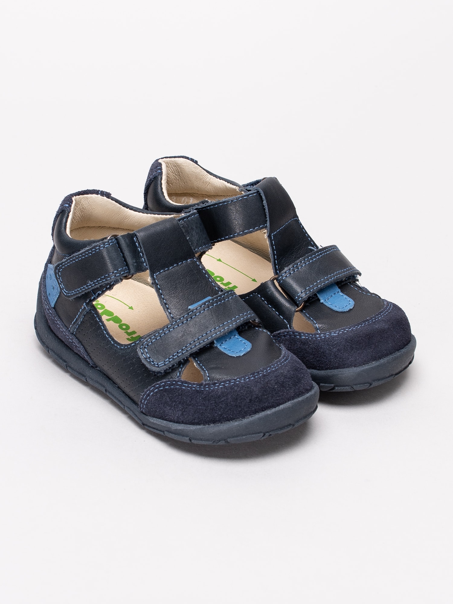45191009 Froddo G2150100 mörkblå första-gå sandalskor-3
